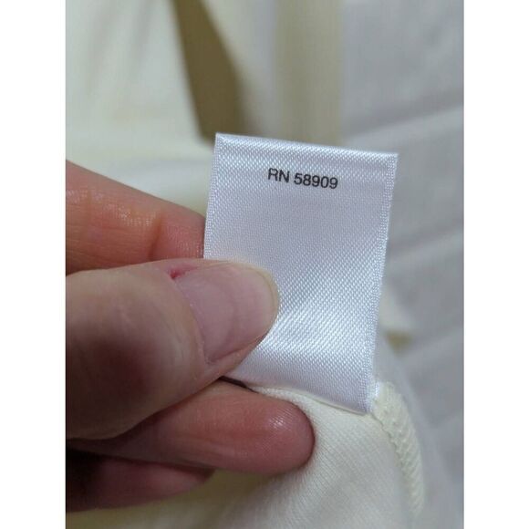 Roundtree & Yorke Men's Cream Solid Mock Neck Long-Sleeve Shirt Size M NWT - Picture 6 of 7